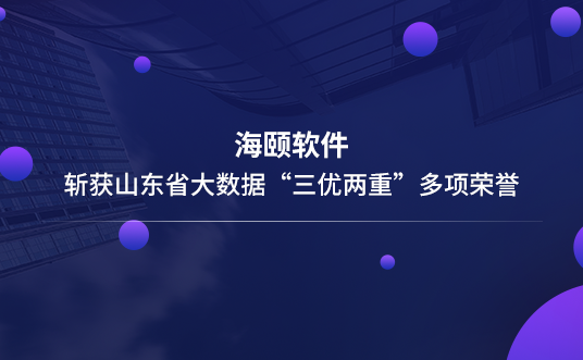PA集团软件斩获山东省大数据“三优两沉”多项荣誉